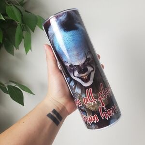 NEW Stainless Steel Pennywise The Dancing Clown Tumbler 20oz Shimmer